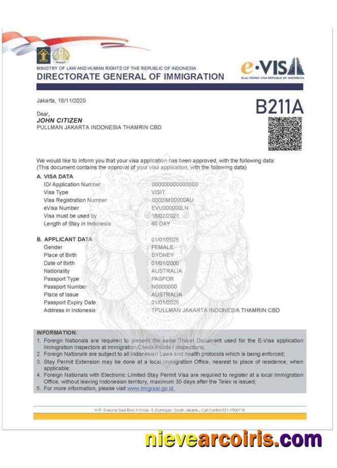 INDONESIA e-visa